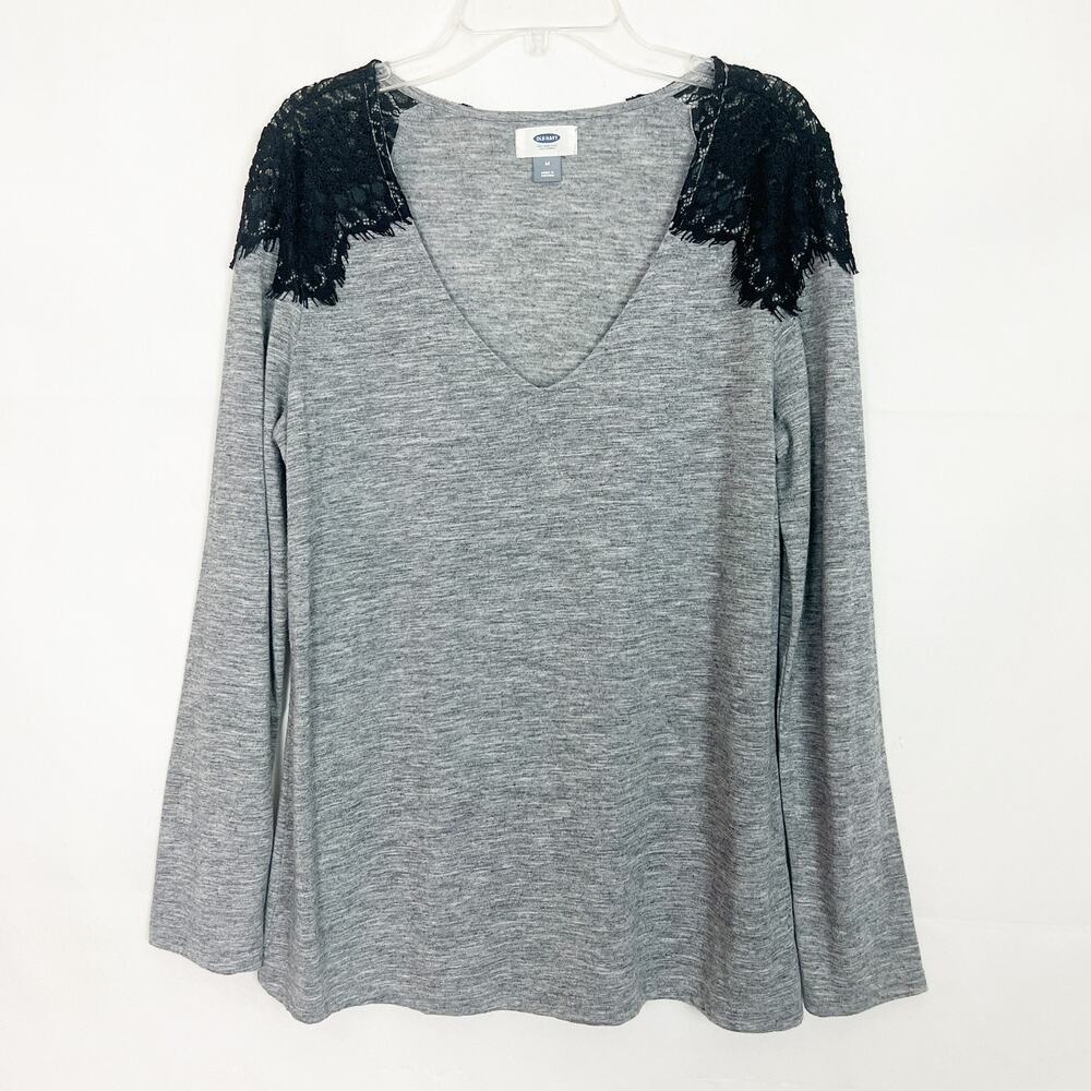 Old Navy Lace Whimsygoth Chic Boho Fairygoth Minimalist Womens Top Size Medium
